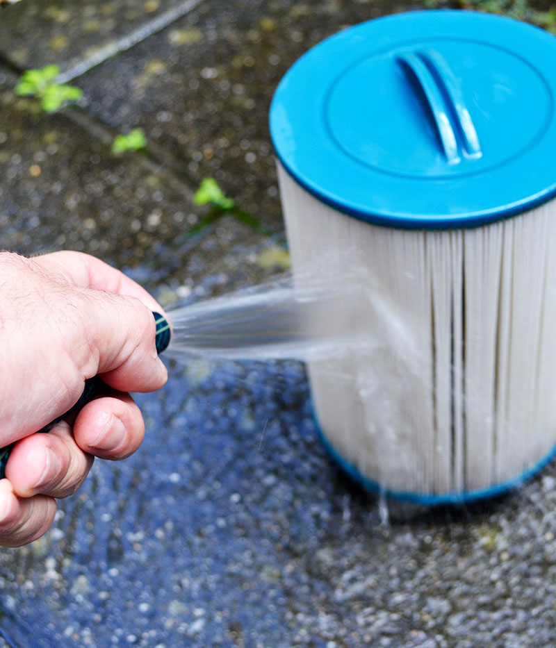 Rinsing Out Your Pool Hot Tub Filters